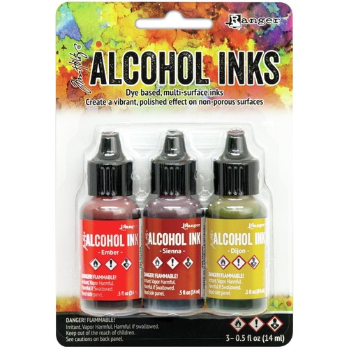 Tim Holtz Alcohol Ink Kit - Orange/Yellow Spectrum 