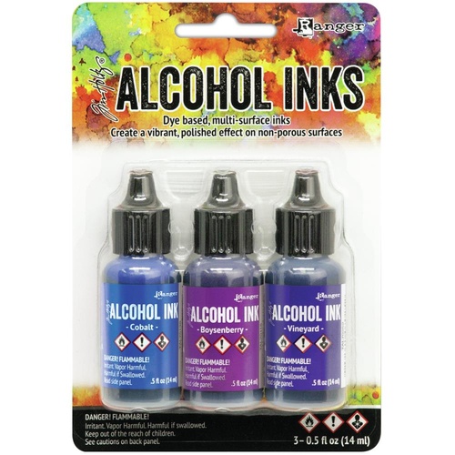 Tim Holtz Indigo/Violet Spectrum Alcohol Ink Kit