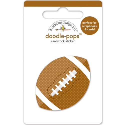 Doodlebug DoodlePops 3D Stickers Touchdown Football