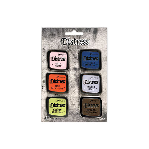Tim Holtz Distress Enamel Collector Pin Set #6