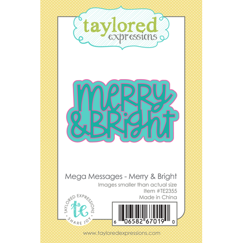 Taylored Expressions Mega Messages Die Set - Merry & Bright