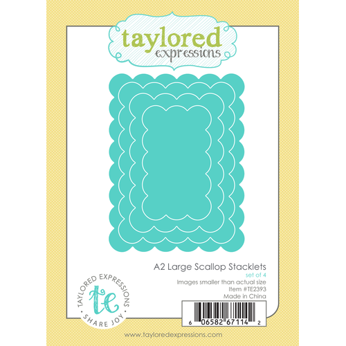 Taylored Expressions A2 Large Scallop Stacklets Die Set