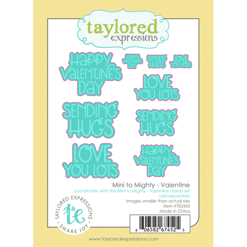 Taylored Expressions Mini to Mighty Dies - Valentine