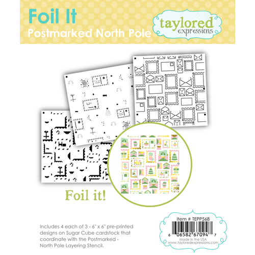 Taylored Expressions Foil It - Postmarked North Pole