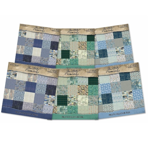 Tim Holtz Palette Collection Paper Pads - Collection Bundle #3