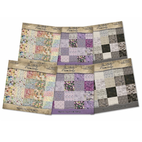 Tim Holtz Palette Collection Paper Pads - Collection Bundle #4
