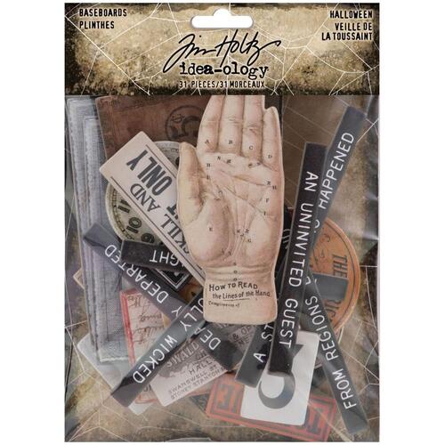 Tim Holtz Halloween Chipboard Baseboards