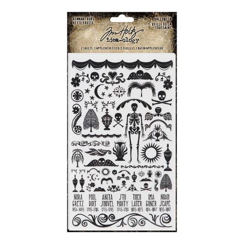 Tim Holtz Idea-Ology Halloween Remnant Rubs