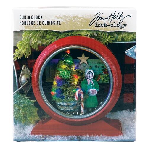 Tim Holtz Glossy Red Curio Clock