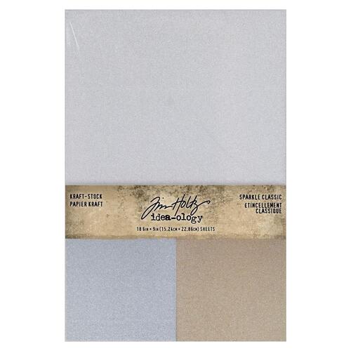 Tim Holtz Sparkle Classic Kraft Cardstock