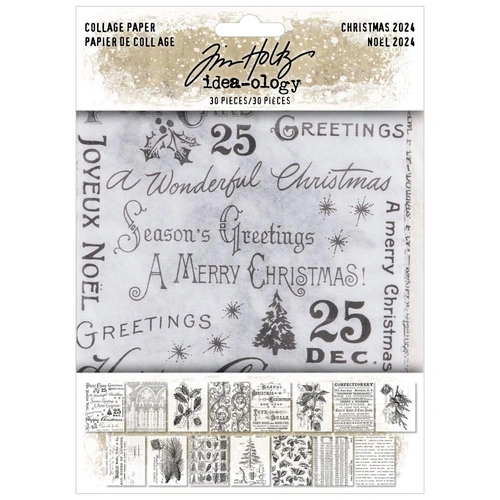 Tim Holtz Collage Paper - Christmas