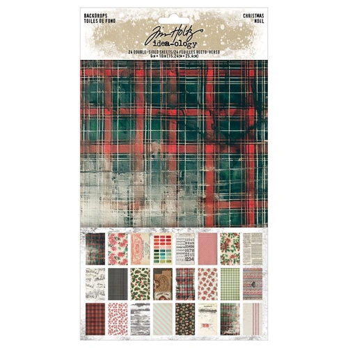 Tim Holtz Backdrops - Christmas