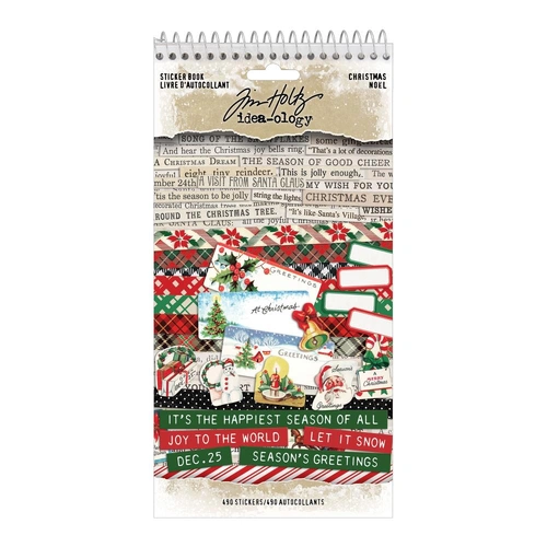 Tim Holtz Sticker Book - Christmas
