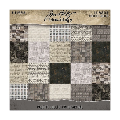 Tim Holtz Palette Collection Paper Pads - 8x8" Charcoal