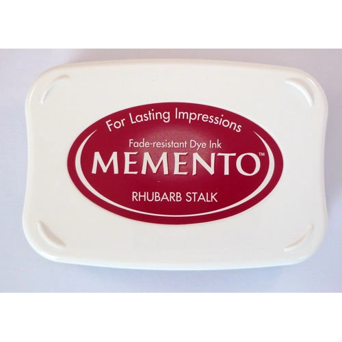 Tsukineko Memento Ink Pad - Rhubarb stalk 