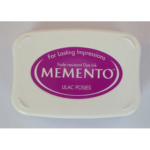 Tsukineko Memento Ink Pad - Lilac posies 