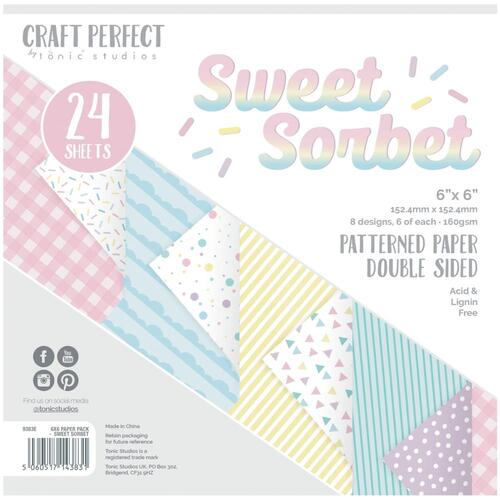 Craft Perfect Sweet Sorbet 6" Paper Pad