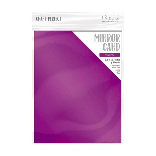 Craft Perfect Purple Mist Satin Mirror Card