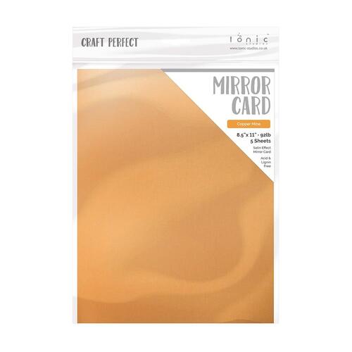 Craft Perfect Copper Mine Satin Mirror Cardstock