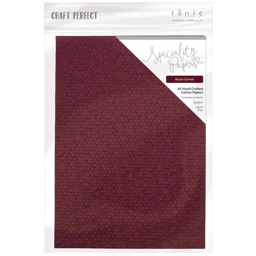 Craft Perfect Royal Garnet Hand Crafted Cotton Paper