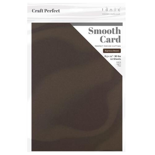 Craft Perfect Cardstock - Espresso Brown Smooth Card 