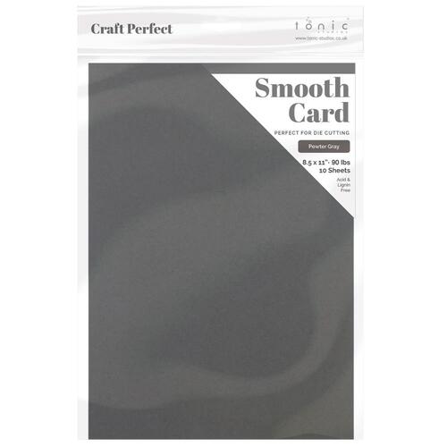 Craft Perfect Cardstock - Pewter Grey Smooth Card