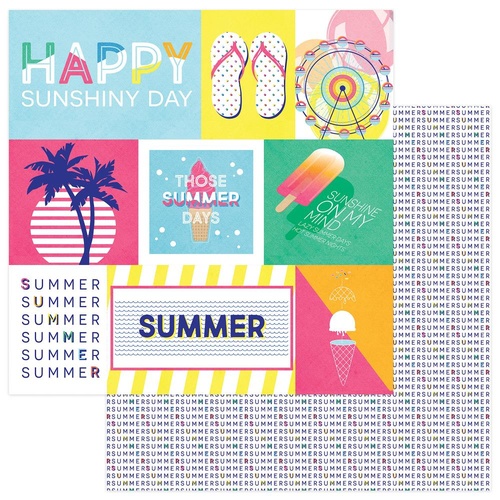 PhotoPlay Paper Those Summer Days 12x12" Paper Chill Out