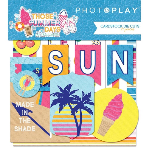 PhotoPlay Paper Those Summer Days Cardstock Diecuts 