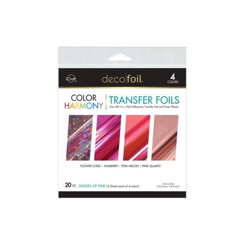 iCraft DecoFoil  Transfer Foil - Shades of Pink