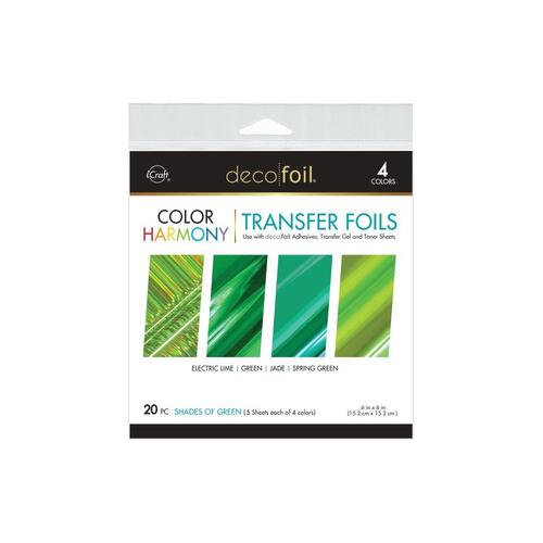 iCraft DecoFoil  Transfer Foil - Shades of Green