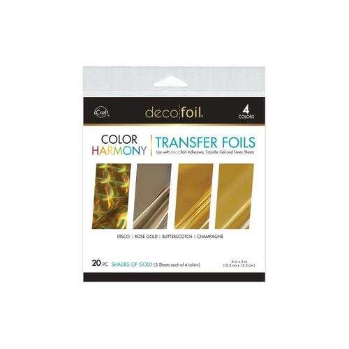 iCraft DecoFoil  Transfer Foil - Shades of Gold