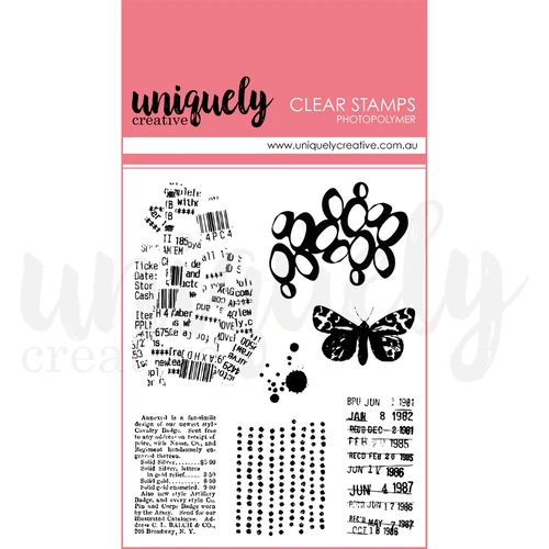 Uniquely Creative Heart & Soul Mixed Media Photopolymer Stamp