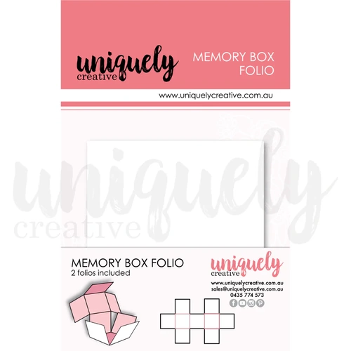 Uniquely Creative Memory Box Folio - White