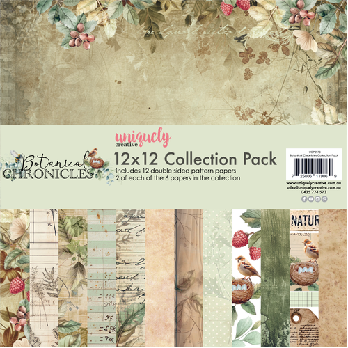 Uniquely Creative Botanical Chronicles 12 x 12 Collection Pack