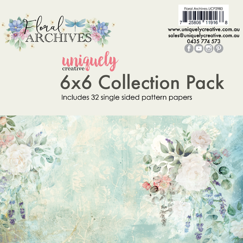 Uniquely Creative Floral Archives 6 x 6 Collection Pack