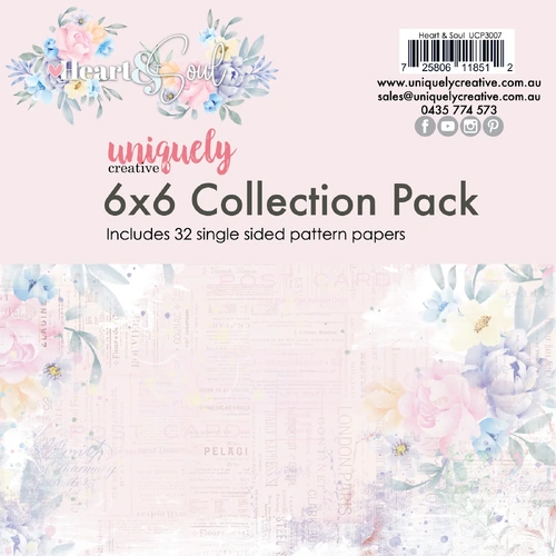 Uniquely Creative Heart & Soul 6x6 Collection Pack