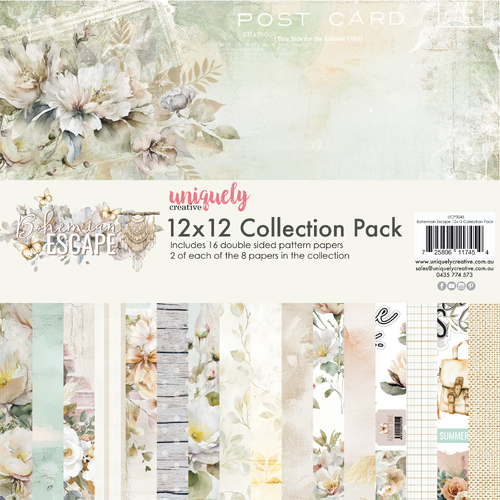Uniquely Creative Bohemian Escape 12 x 12 Collection Pack