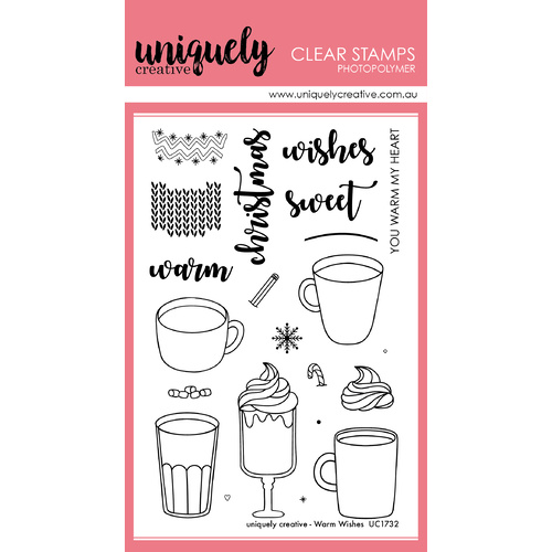 Uniquely Creative Photopolymer Stamp Warm Wishes