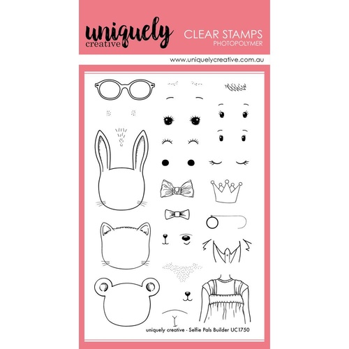 Uniquely Creative Stamp Selfie Pals Builder