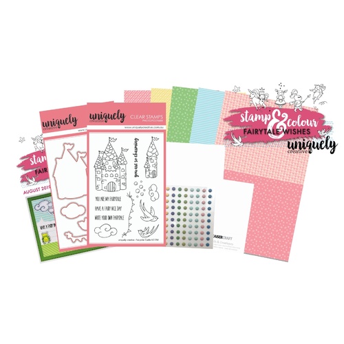 Uniquely Creative Stamp & Colour Kit Fairytale Wishes