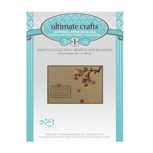 Ultimate Crafts Padova Die Branch & Blossoms 