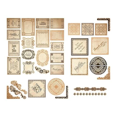 Ultimate Crafts Ooh La La Diecut Ephemera Set