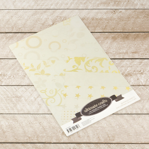 Ultimate Crafts Special Occasions A4 Foiled Paper Pad