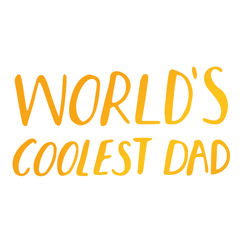 Ultimate Crafts Hotfoil Stamp Sweet Sentiments Coolest Dad