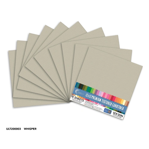Couture Creations Cardstock - Whisper 12x12" 10pk