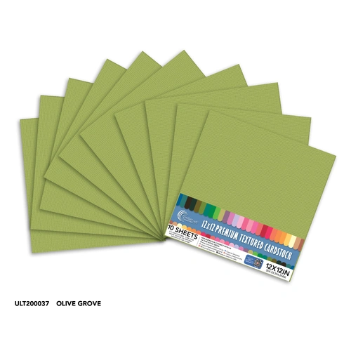 Couture Creations Cardstock - Olive Grove 12x12" 10pk 