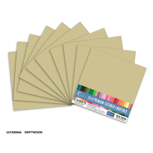 Couture Creations Cardstock - Driftwood 12x12" 10pk 