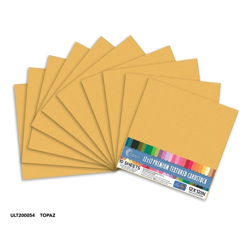 Couture Creations Cardstock - Topaz 12x12" 10pk 
