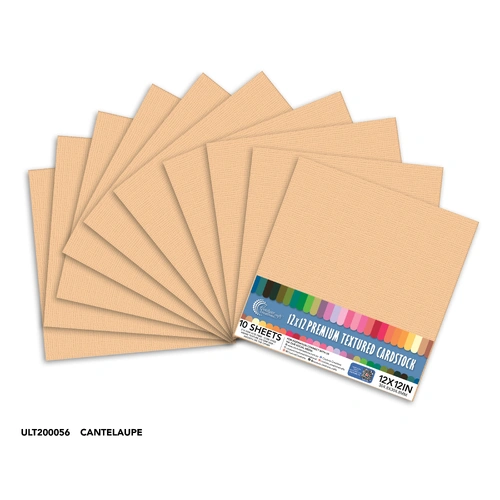 Couture Creations Cardstock - Cantelaupe 12x12" 10pk 