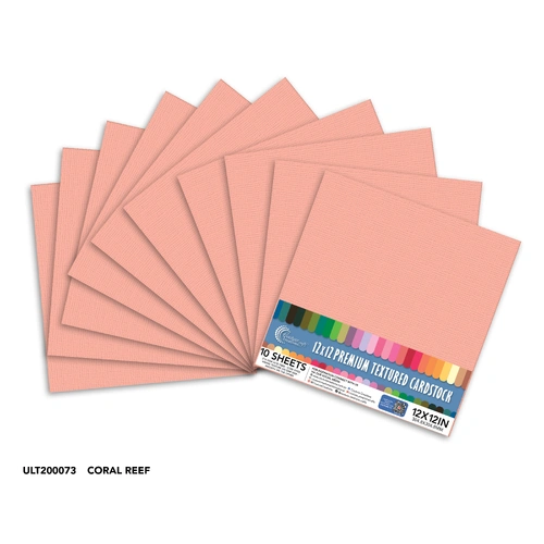 Couture Creations Cardstock - Coral Reef 12x12" 10pk